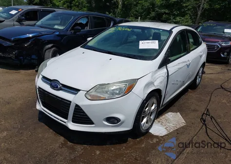 2014 Ford Focus Se z USA, uszkodzony, nr VIN 1FADP3F26EL121876